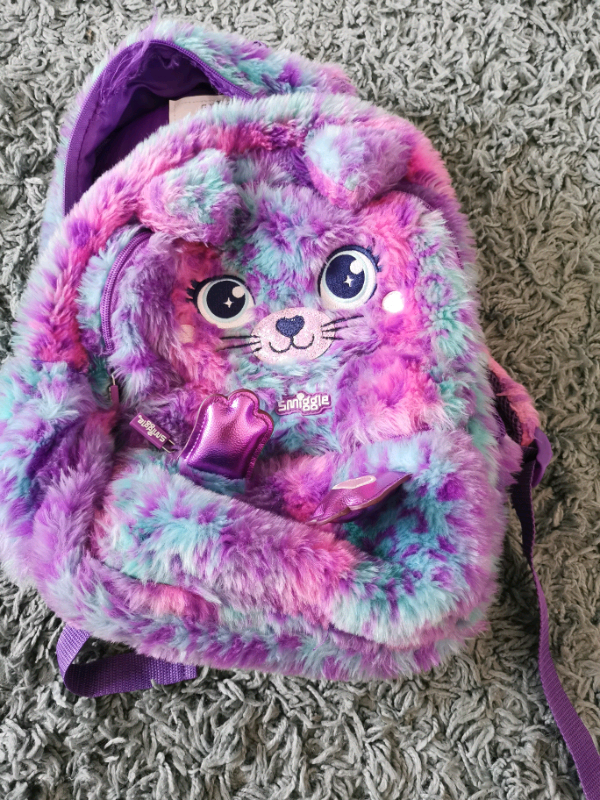 smiggle fluffy backpack